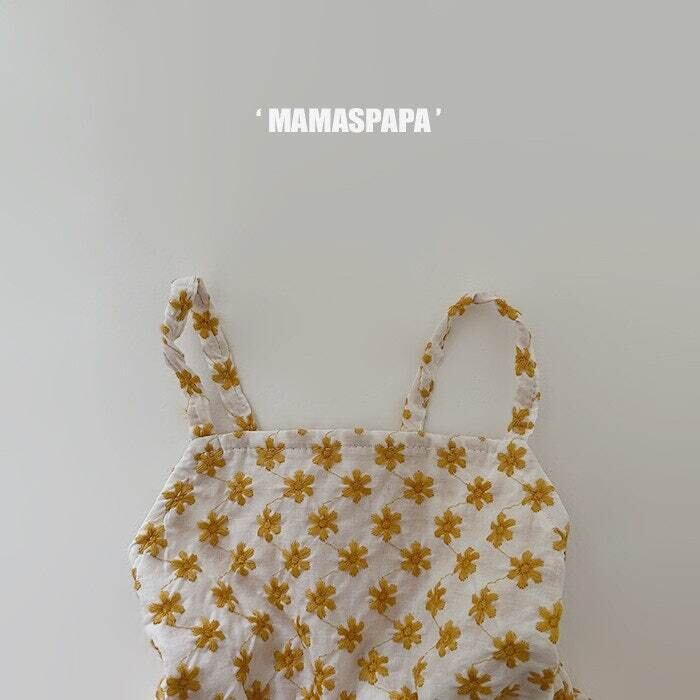 【mamaspapa】flower camisole dress