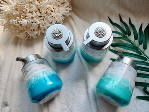 394.オーシャンレジンアート ソープディスペンサー泡タイプ