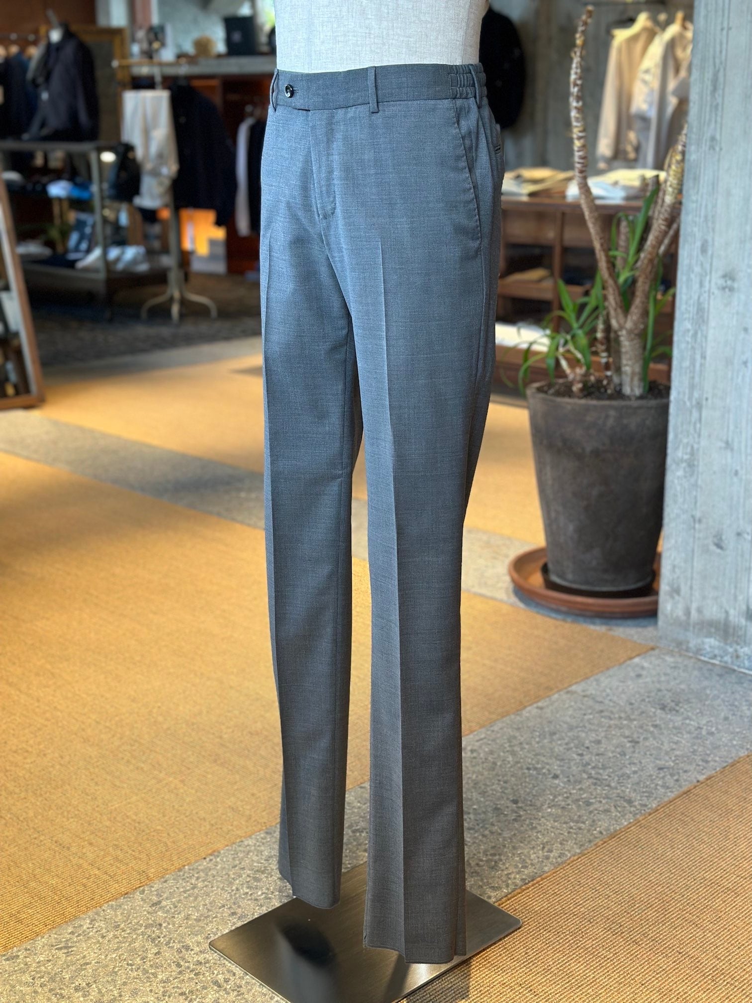 PT TORINO / ウォッシャブルテクノウール ストレッチ パンツ