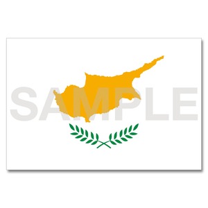 世界の国旗ポストカード ＜ヨーロッパ＞ キプロス共和国 Flags of the world POST CARD ＜Europe＞ Republic of Cyprus