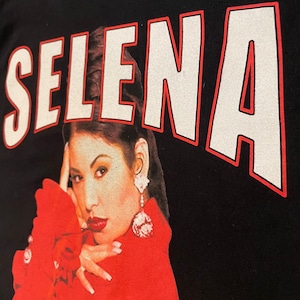 【SELENA】セレーナ 音楽Tシャツ フォトプリント アーチロゴ M us古着