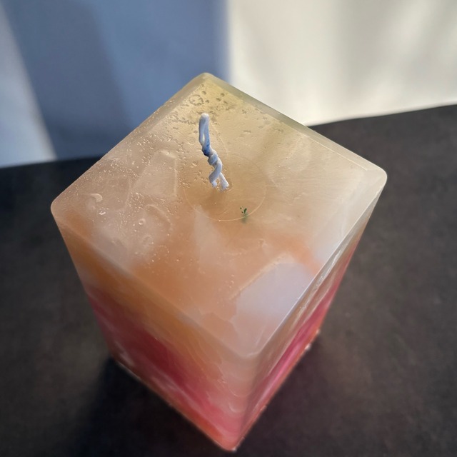 【square candle】～夕焼け空～