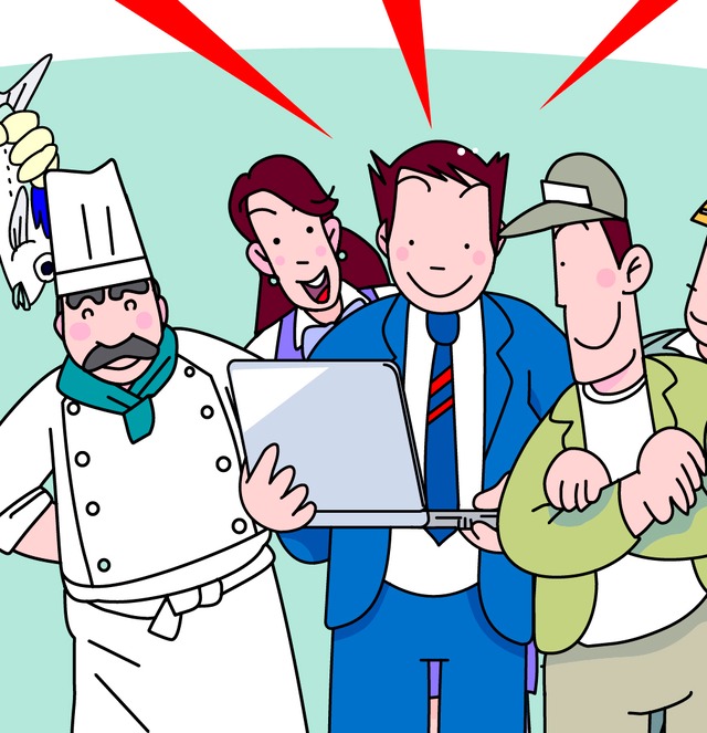 個人事業主の会計事務 Aiデータ ベクター です Kawano ストックイラスト直販所