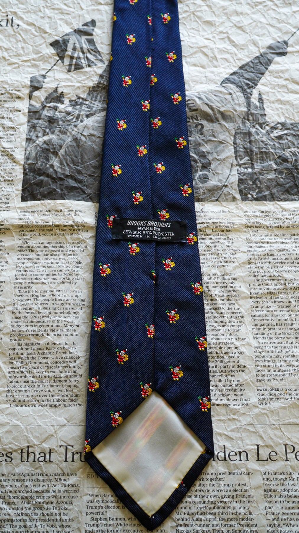 1960s】BROOKS BROTHERS ブルックスブラザーズ サンタクロース柄