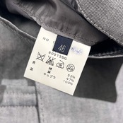 リネン混 SHIPS シップス Tailoring Style 段返3B 背抜き テーラードジャケット 46/グレー系 メンズ