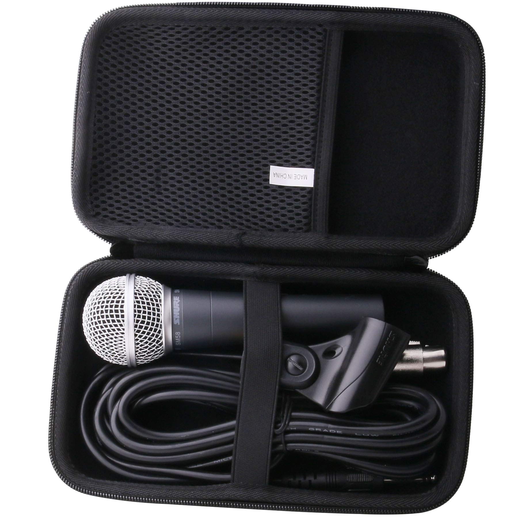 用の ダイナミックマイク SM58/BETA58A 保護 キャリングケース 旅行