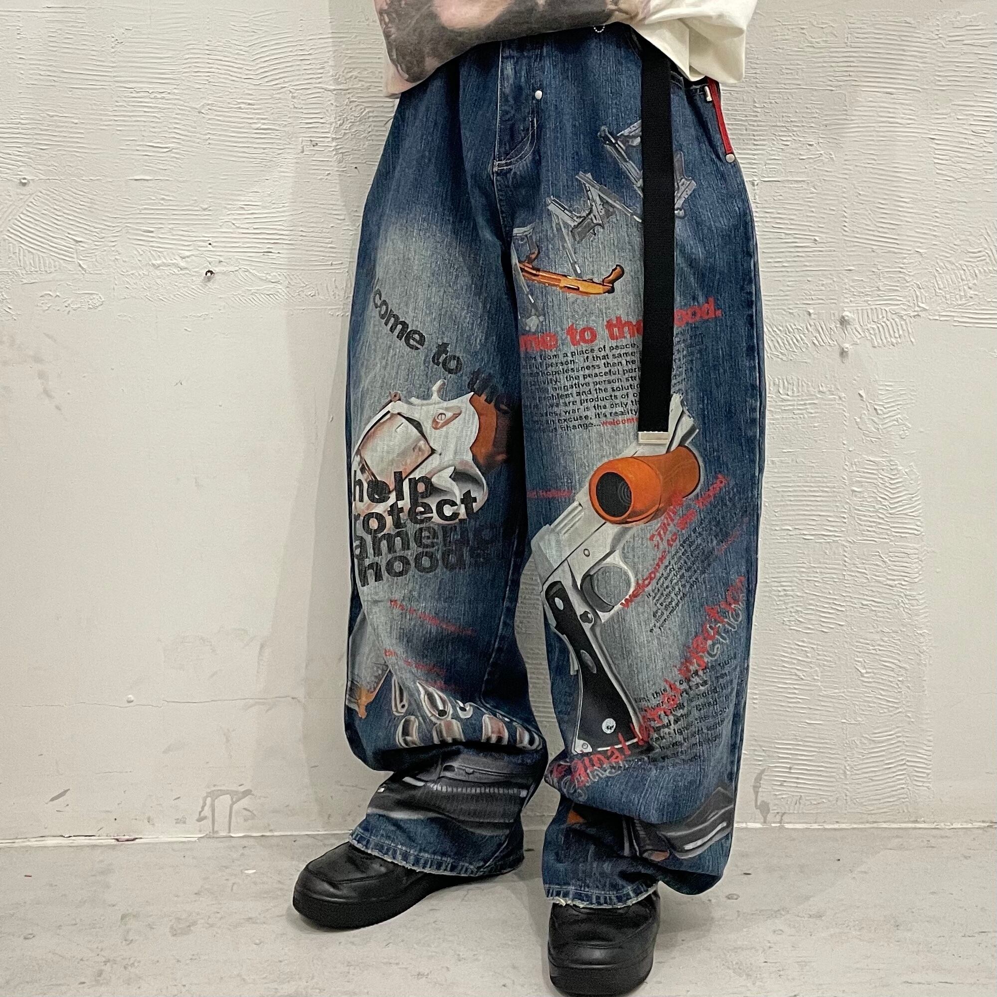 SPECIAL GRAPHIC BAGGY DENIM
