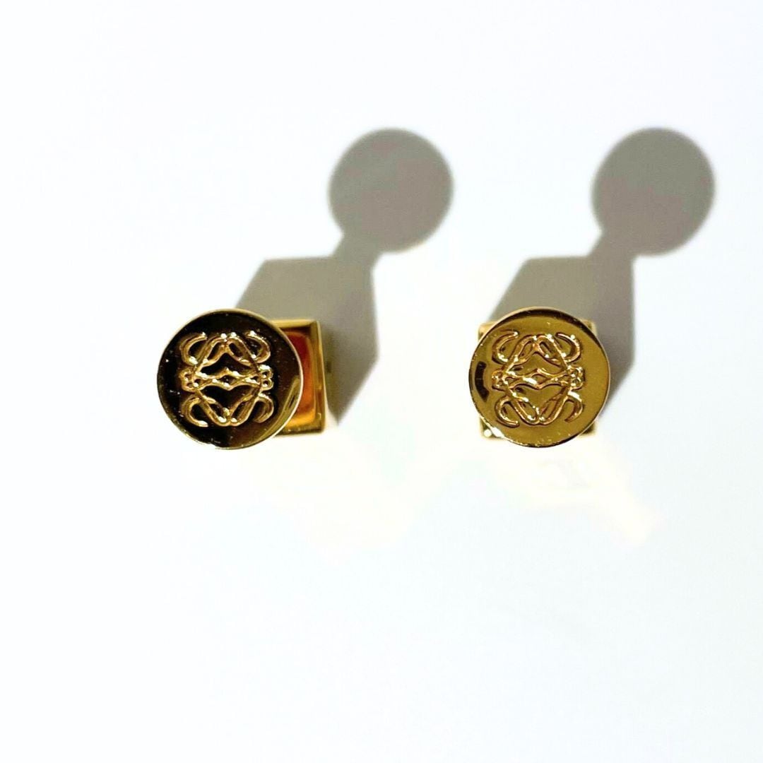 8F293/ロエベ/カフリンクス/カフス/アナグラム/シルバー/シルバー金具