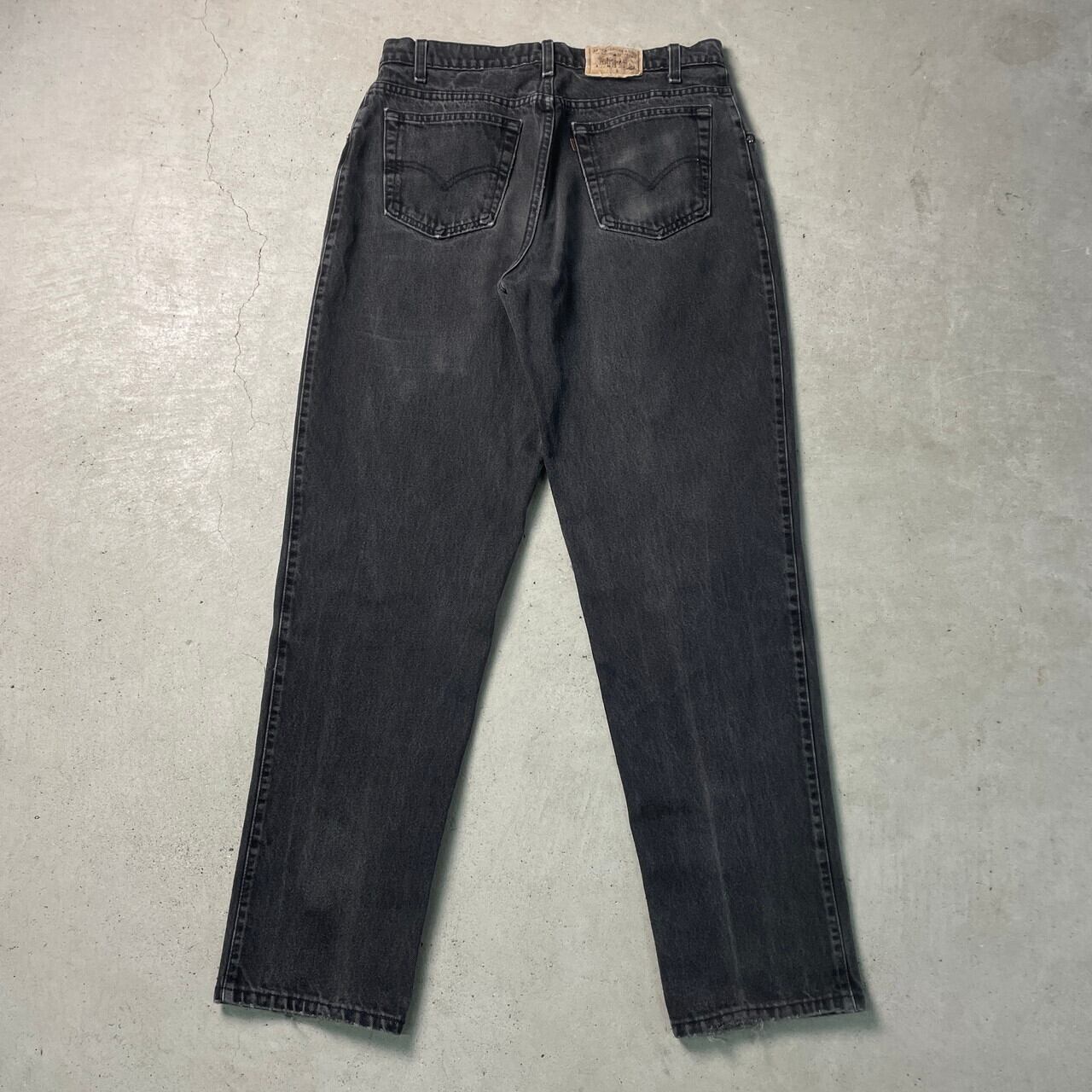 90s USA製 リーバイス 545 ルーズ W34 L29 ワイド バギー 90年代 USA製 Levi's リーバイス 545 ルーズフィット ブラックデニム