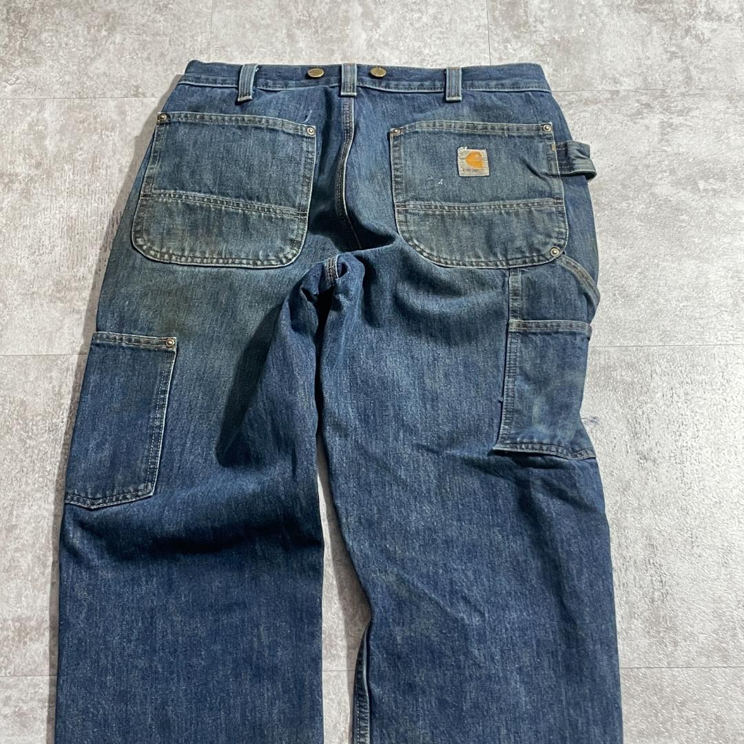 20s メキシコ製 デニム ダブルニー Carhartt 32×32 | ib2