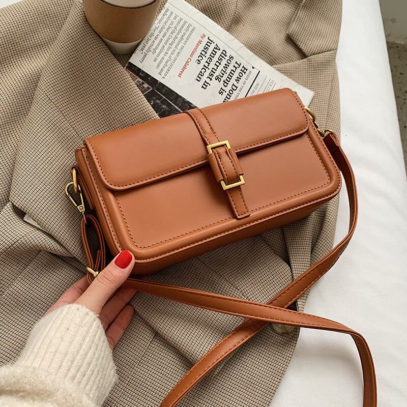 スタイルオータムウィンタースタンダード レトロ 秋物 冬物 スクウェア メッセンジャーバッグ 手作りハンドバック50576014653