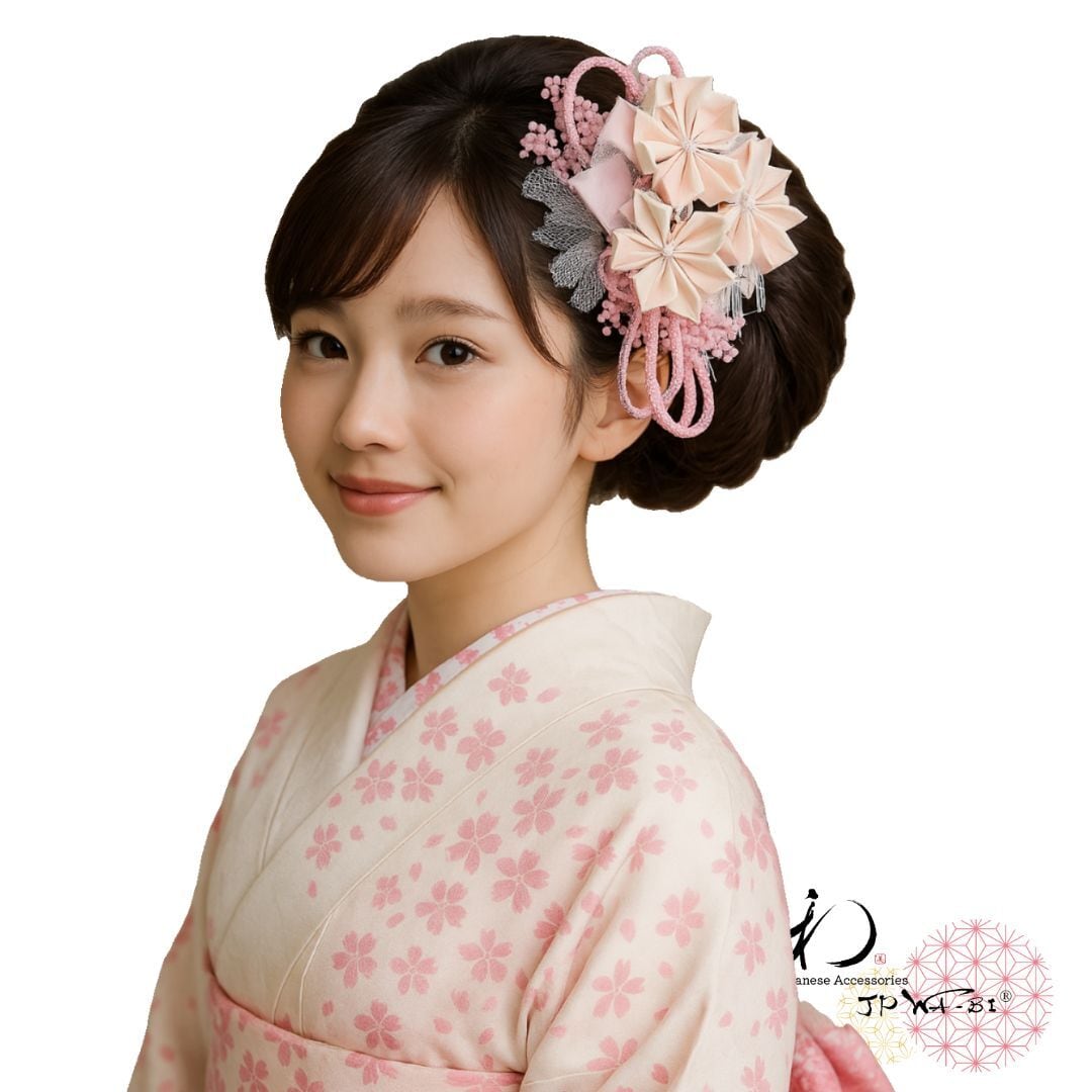 髪飾り・かんざし・成人式・結婚式・つまみ細工・豪華・ド派手・振袖