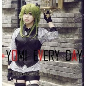 GUMI ボーカロイド 衣装 ウィッグ付き K934 VOCALOID ボーカロイド ポーカーフェイス GUMI グミ 風 衣装＋