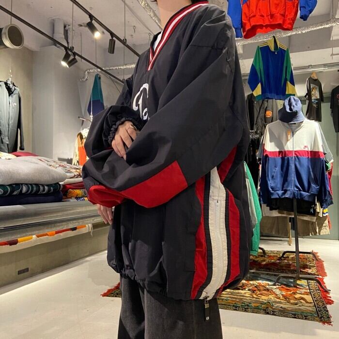 90年代〜 ナイロンプルオーバージャケット メンズL 古着 ポリエステル