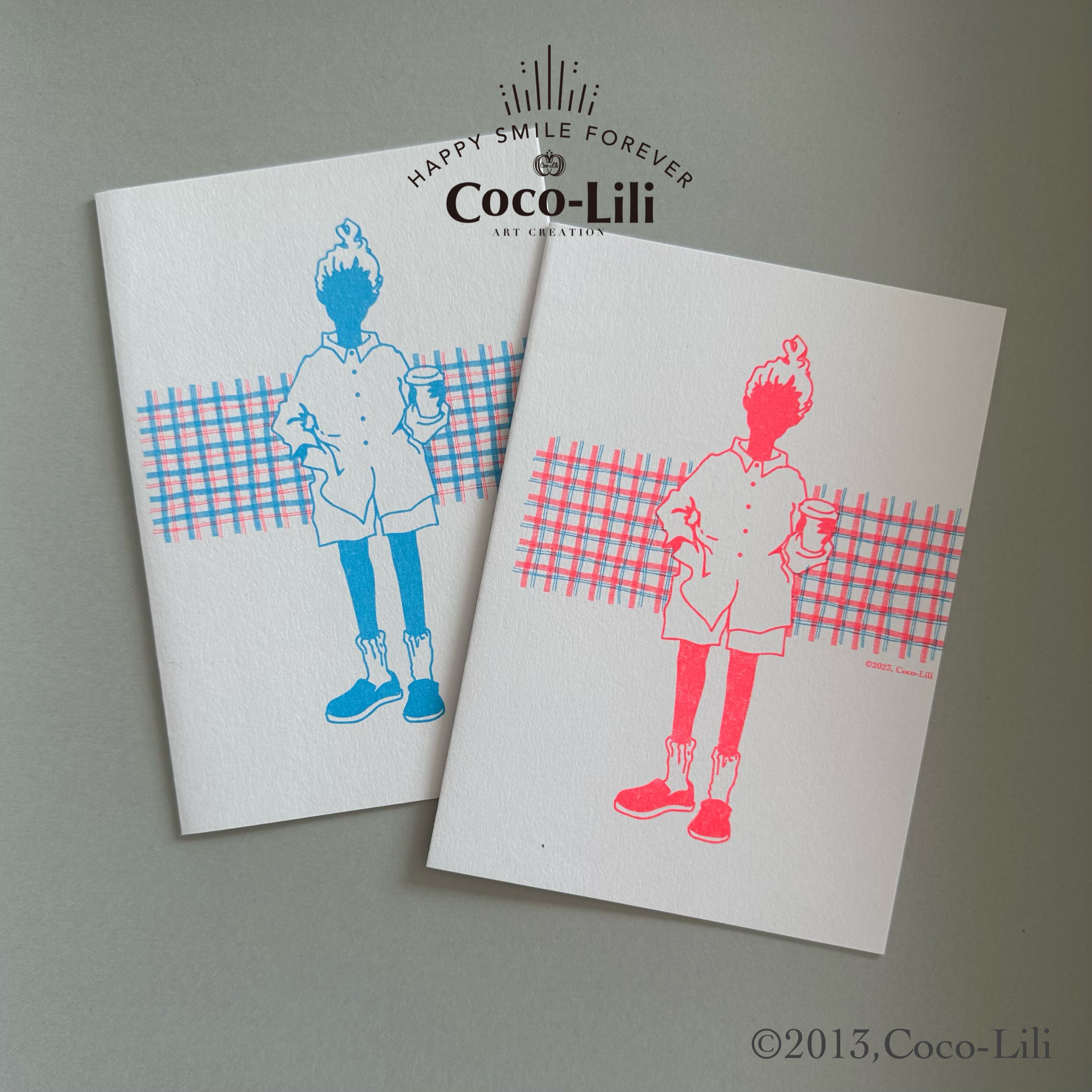 Greeting card／PLAID