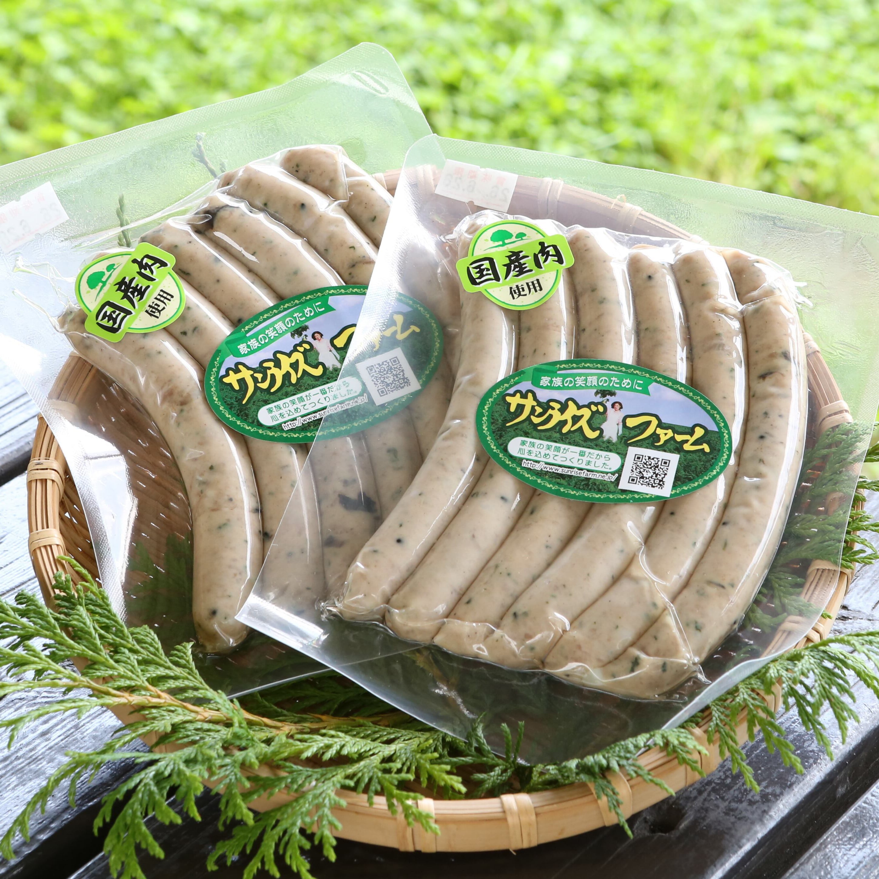 極上】椎茸とソーセージのセット | 佐倉きのこ園ネットショップ
