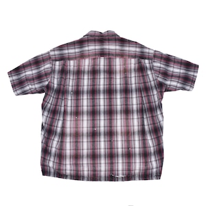 【Maison MIHARA YASUHIRO】H/S CHECK SH w STICKER
