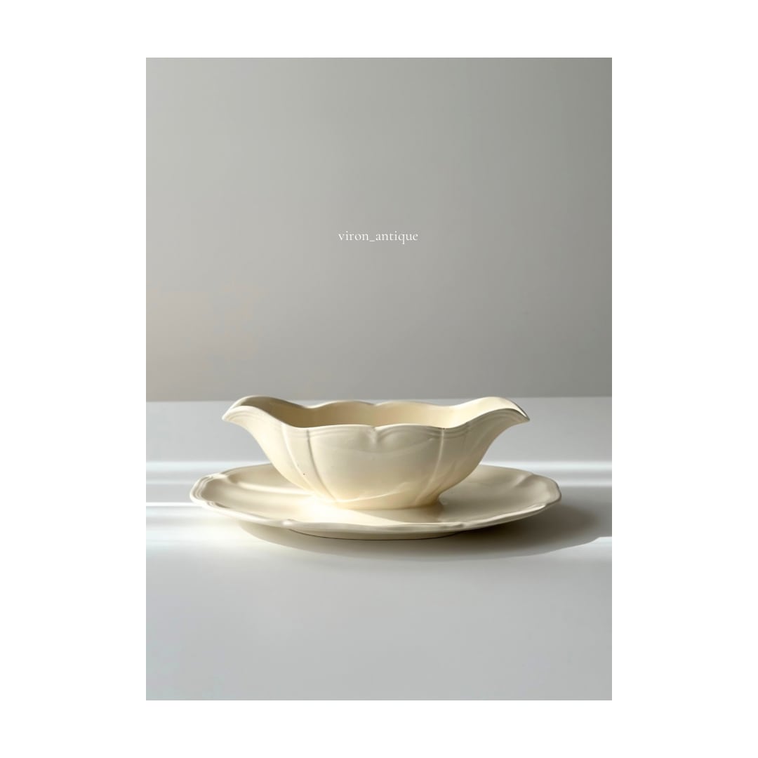 Sarreguemines サルグミンヌ / 花リムのソーシエール