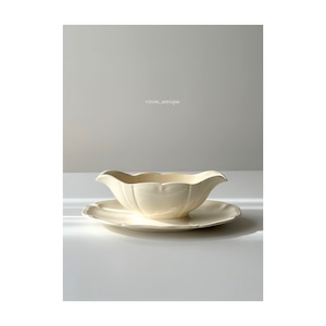 Sarreguemines サルグミンヌ / 花リムのソーシエール