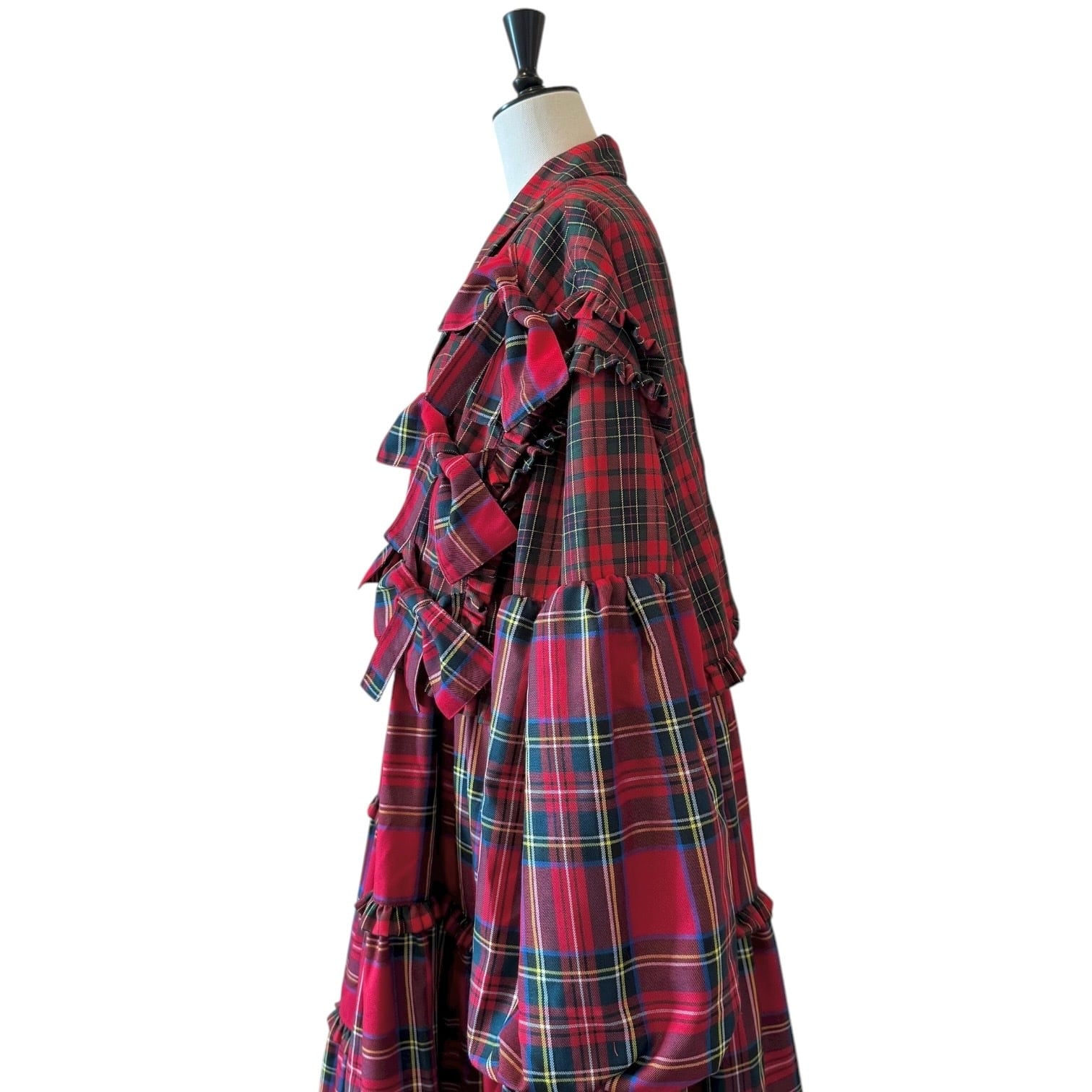 リボンドッキングスーツワンピース RED