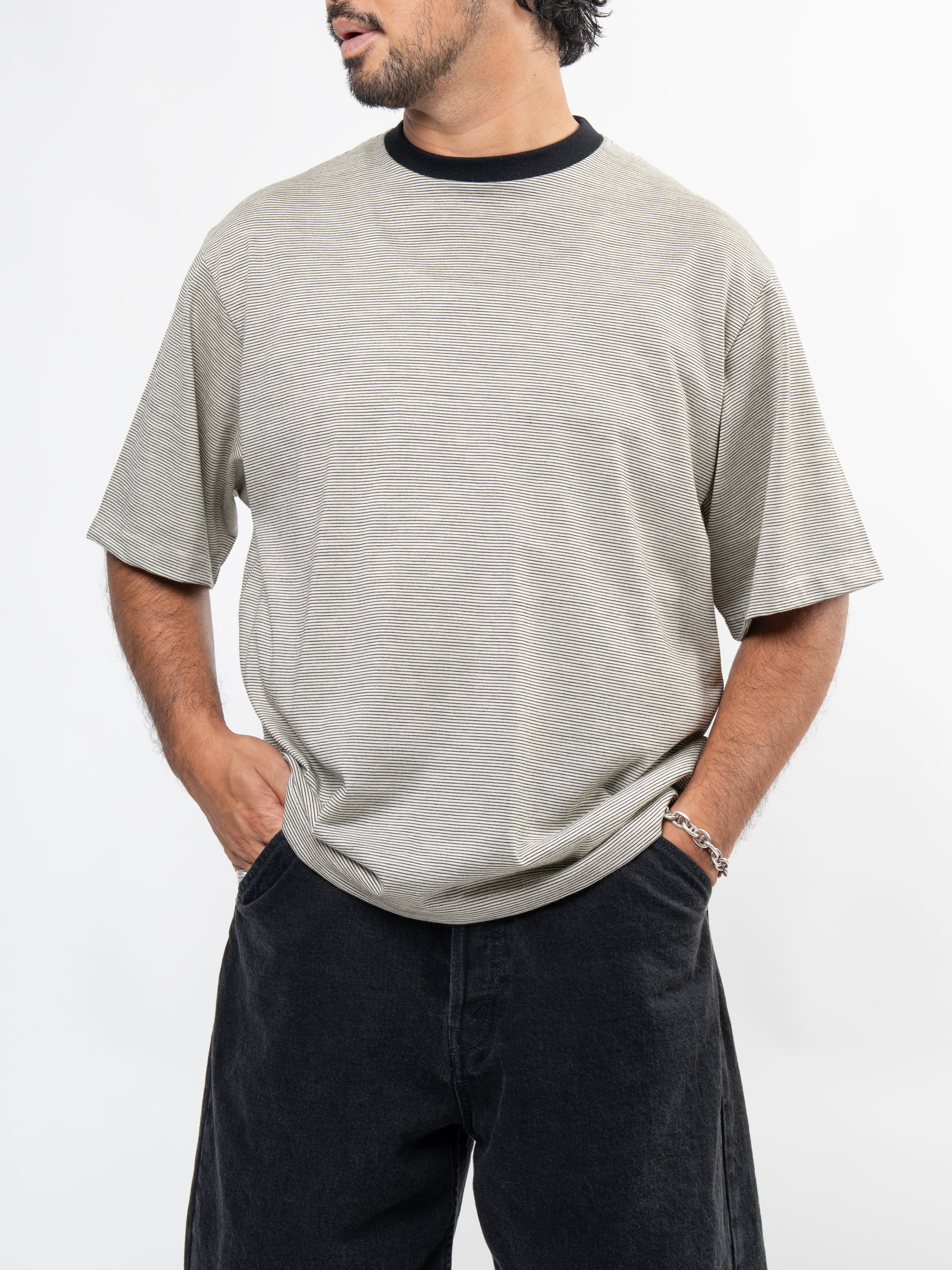 Wool Border Relax T-shirts | OVY
