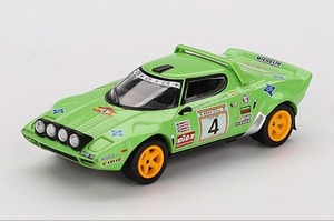 MINI GT（TSM / トゥルースケール）  1/64 ランチア ストラトス HF スペイン・ラリー 1979 優勝車 #4（左ハンドル） MGT01050-L