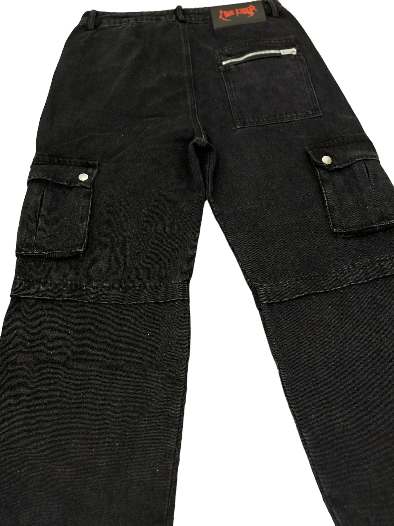【LOVE KILLER 】【CUSTOM】vintage studs zip wide denim