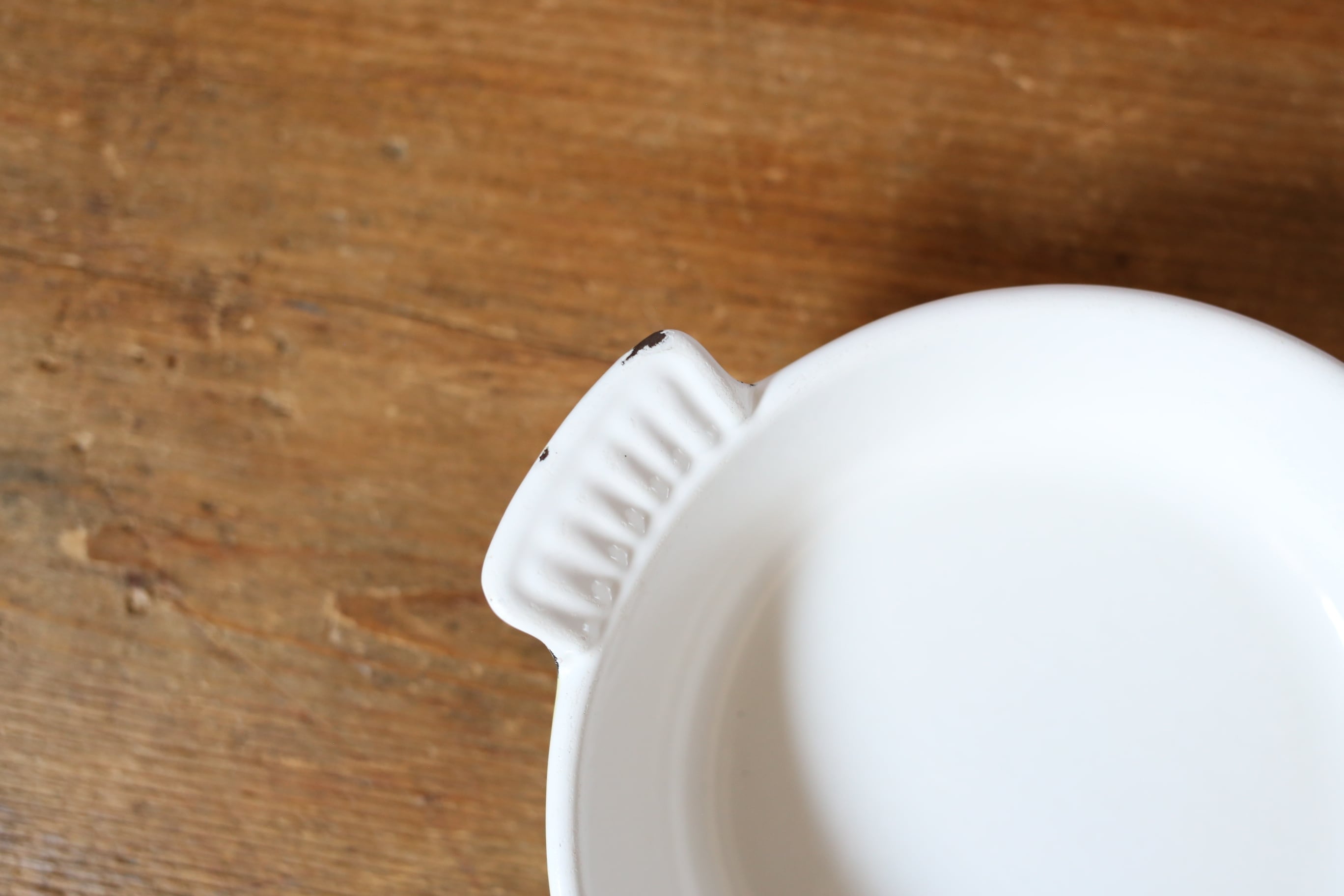 フランス ヴィンテージ ル・クルーゼ Le Creuset ホーロー ブリュレ皿