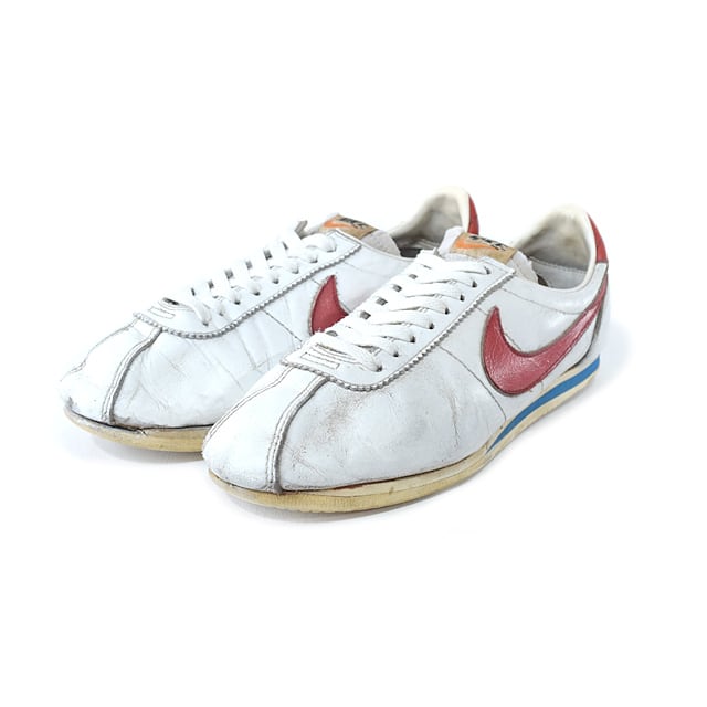 70S ナイキ レザーコルテッツ ヴィンテージ 韓国製 10.5インチ オレンジスウォッシュ 縦ナイキ NIKE LEATHER CORTEZ  @FC1196 | ヤング衣料店 powered by BASE