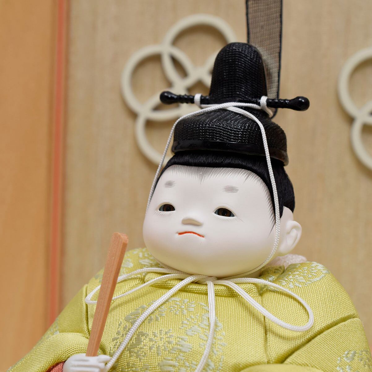 雛人形 木目込み人形 親王飾り【あかり】幸一光作｜モダン｜おしゃれ 