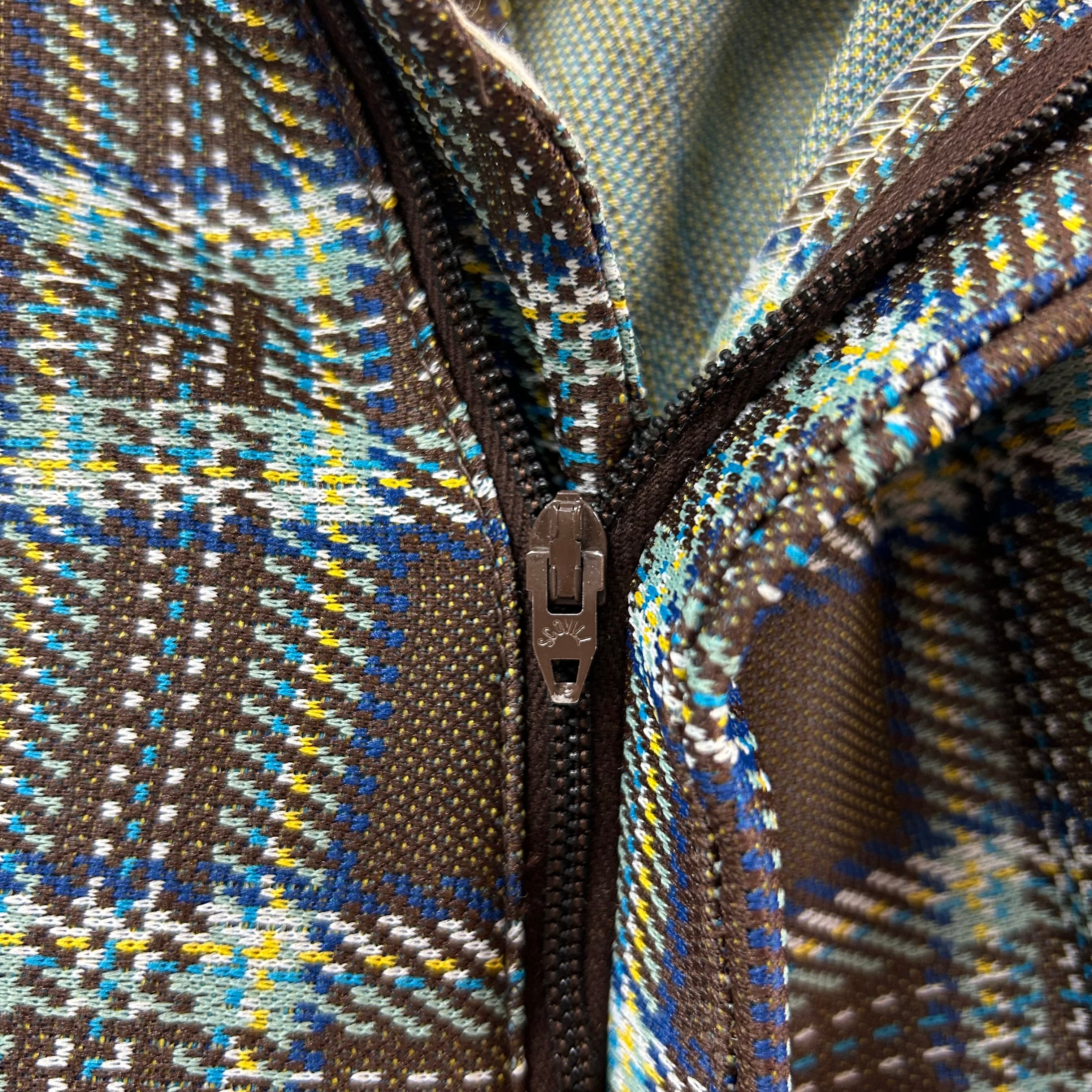 70s SCOVILL ZIP Dickies チェック柄スラックスパンツ | 古着屋PENNY