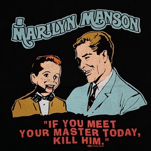 13518 Marilyn Manson Tシャツ 両面プリント L