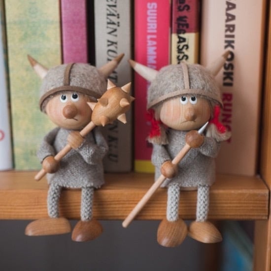 北欧　フィギュア　バイキング 北欧フィギュア バイキング ボーイ&ガールセット | Étoile