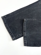 Wrangler "BLACK" DENIM SLACKS MADE IN USA Size W32L34→W33L33.5