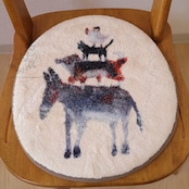 15歳の作家KOTETSU チェアパッド (3タイプ) Atelier KOTETSU / アトリエコテツ ブレーメン