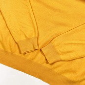 カシミヤ100% イタリア製 AGNONA アニオナ ニット セーター 50/イエロー メンズ