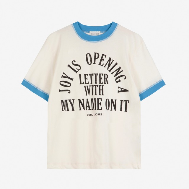 残り1点BOBO CHOSES /[ADULT]Joy Is - colourblock T-shirt