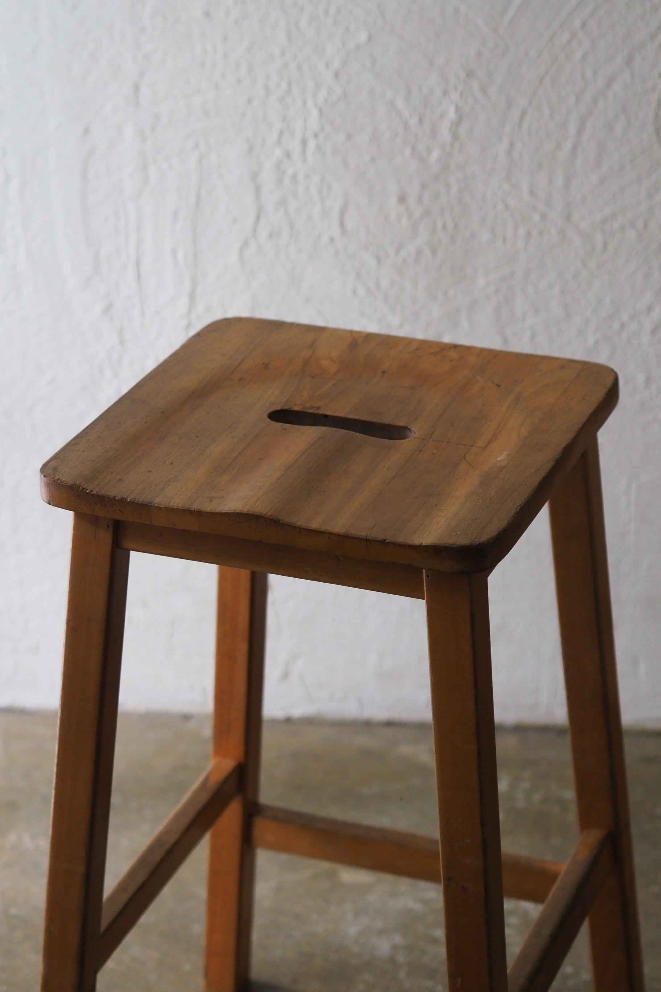 イギリスヴィンテージ ウッドスツール No.1-vintage school