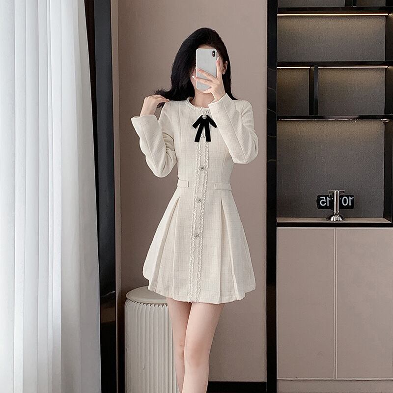 【dress】リボン付きデートワンピース M27659