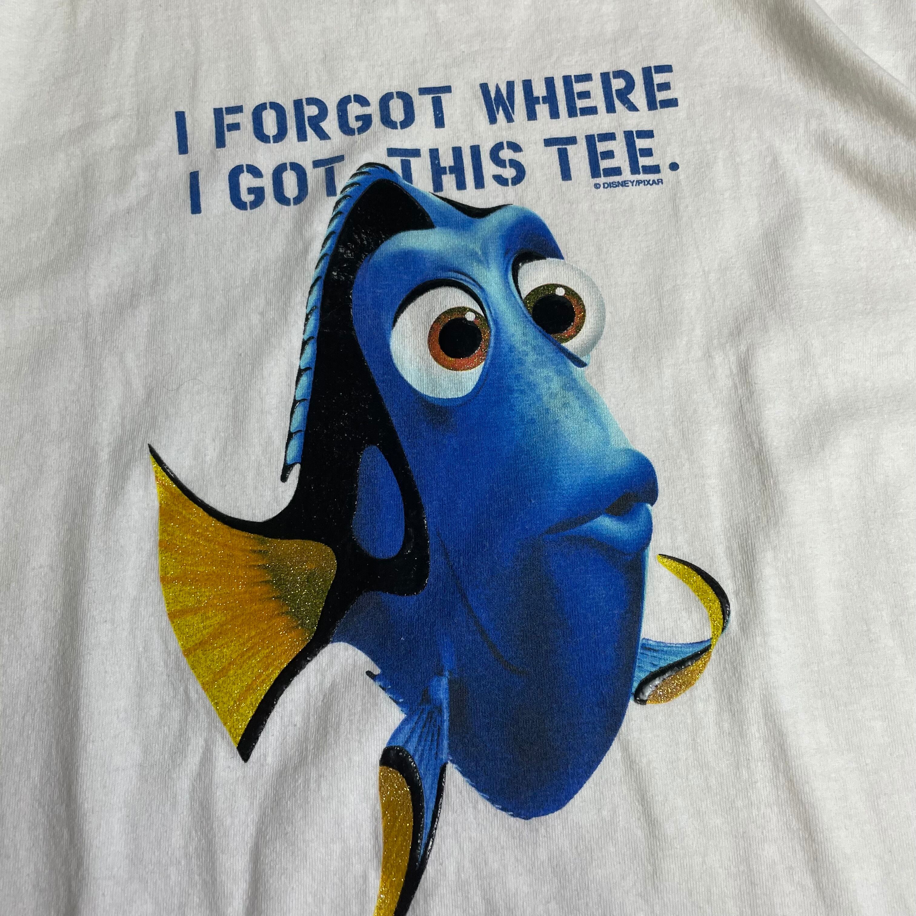 00s 【Disney PIXAR】 ファインディング・ニモ ドリー Tシャツ size