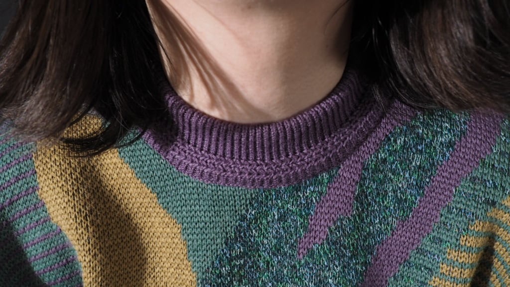 陽炎 - Bewitching aura embbossed art knit