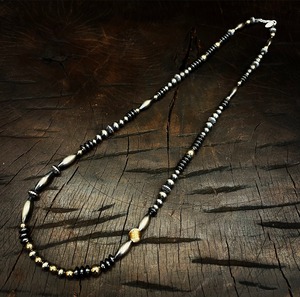 ブライト（Bright）ネックレス（Wave　Hematite）60cm