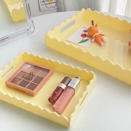 トレイ 小物入れ デスク収納 カフェ風トレー 韓国風 インテリア雑貨