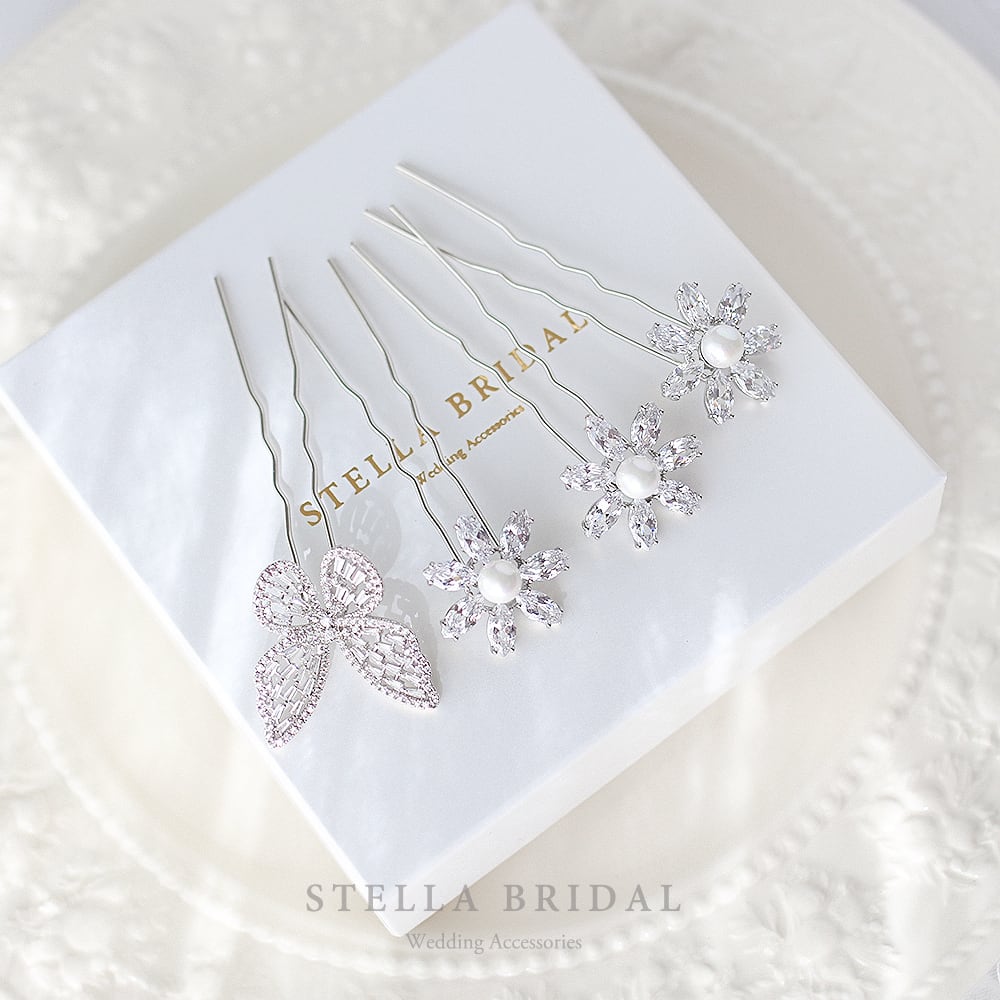 STELLA BRIDAL マルグリート ヘアアクセサリー ゼクシィ掲載*受注生産品】キュービックジルコニア ブライダル
