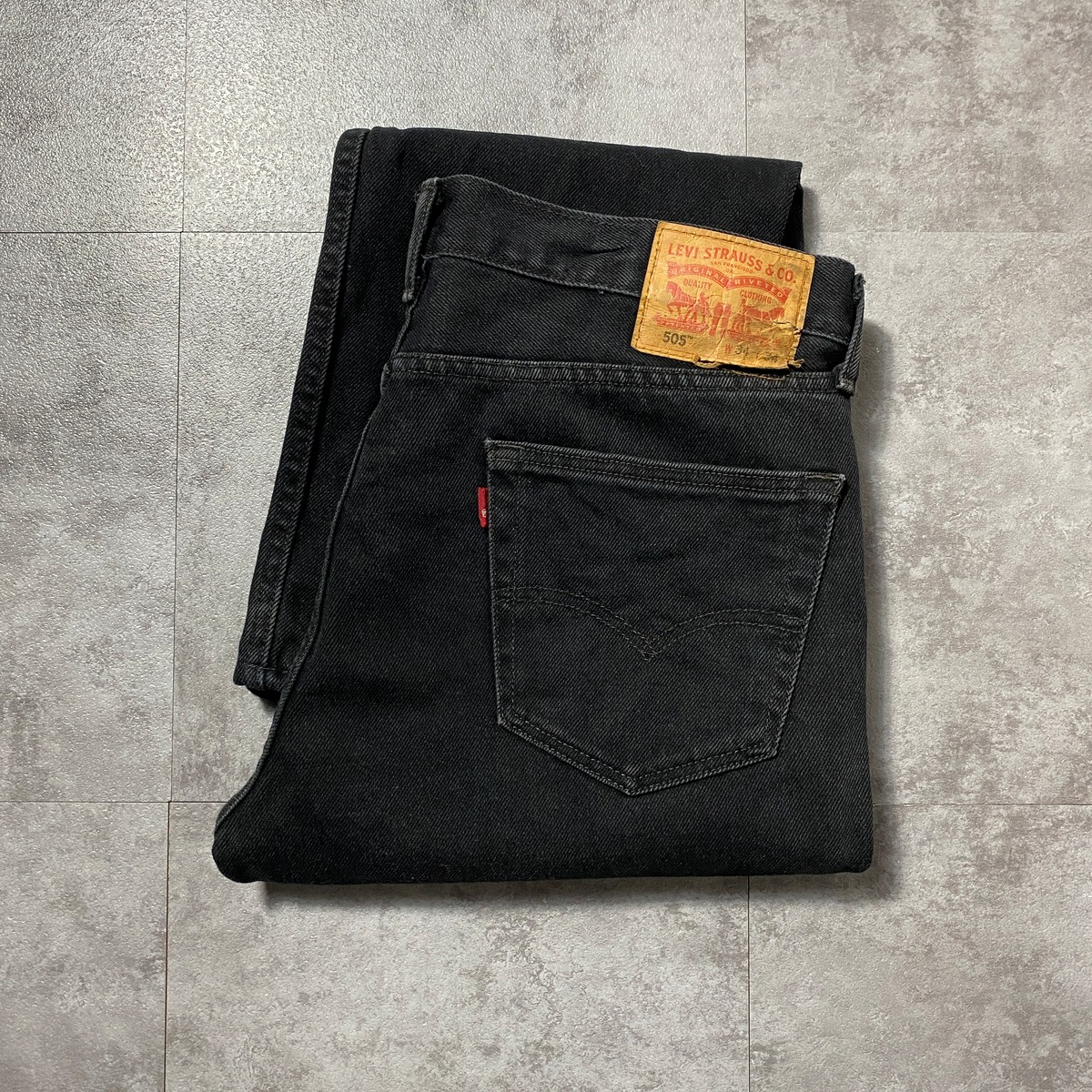 W34 L34】Levis 505 リーバイス ジッパーフライ 140周年 先染め 