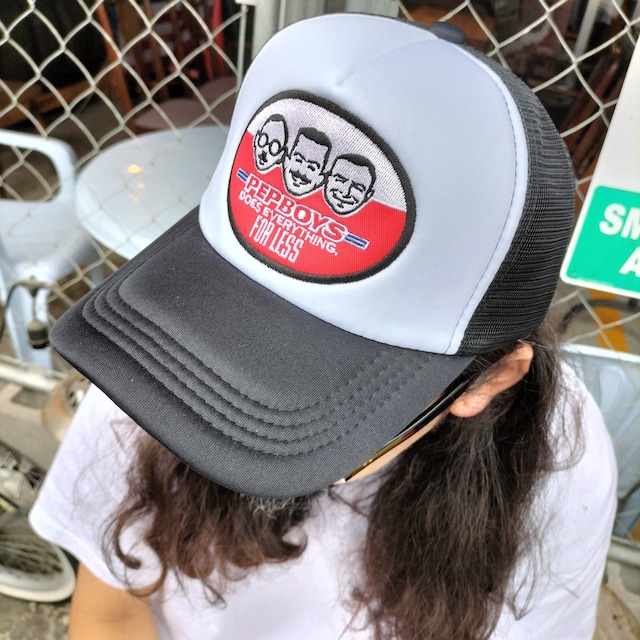wappen mesh cap/pep boys/アメリカン雑貨 メンズ 帽子 キャップ