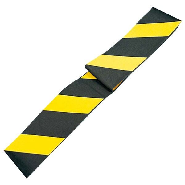 コーナーガード Dタイプ 20枚セット 幅200mm×長さ2000mm 黄/黒 AR-0741 aro AR0741