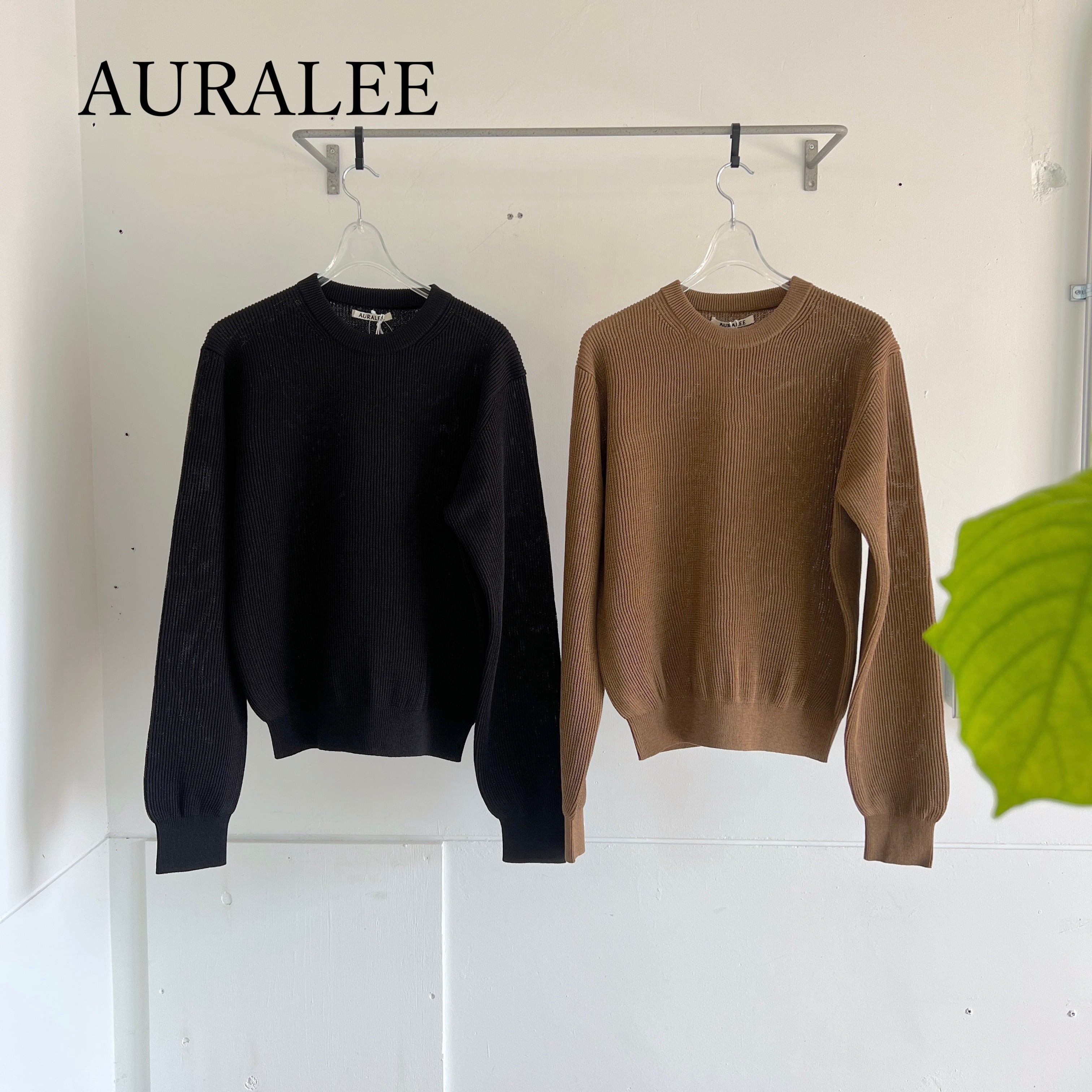 AURALEE/オーラリー・FLAT YARN RIB KNIT P/O | a flat shop