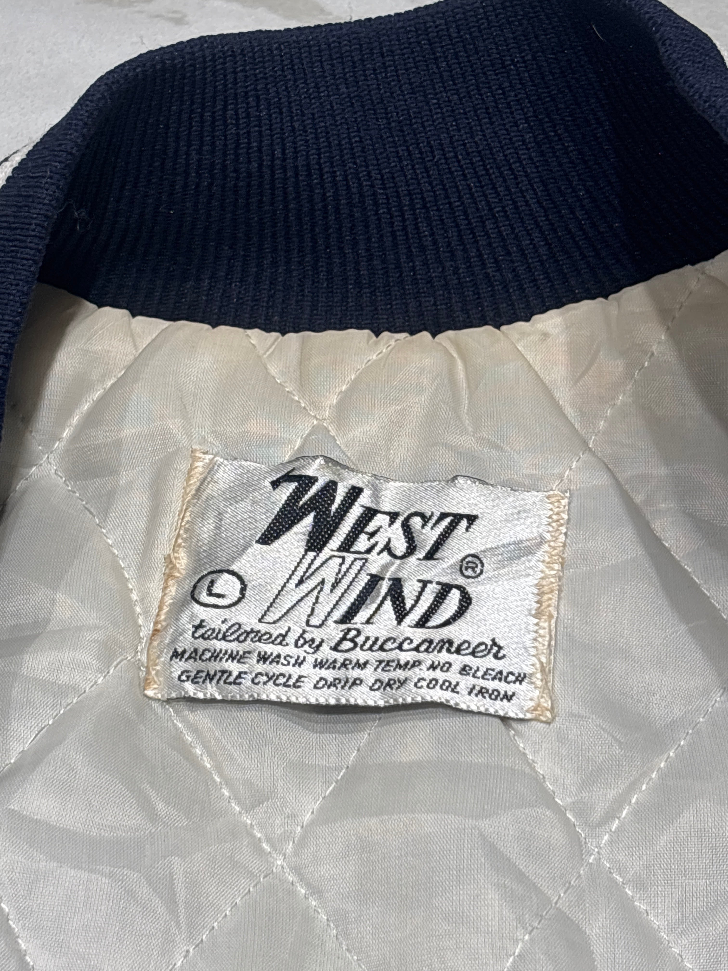 80s~USA】 Kirkland American All Star ナイロンスタジャン （WEST