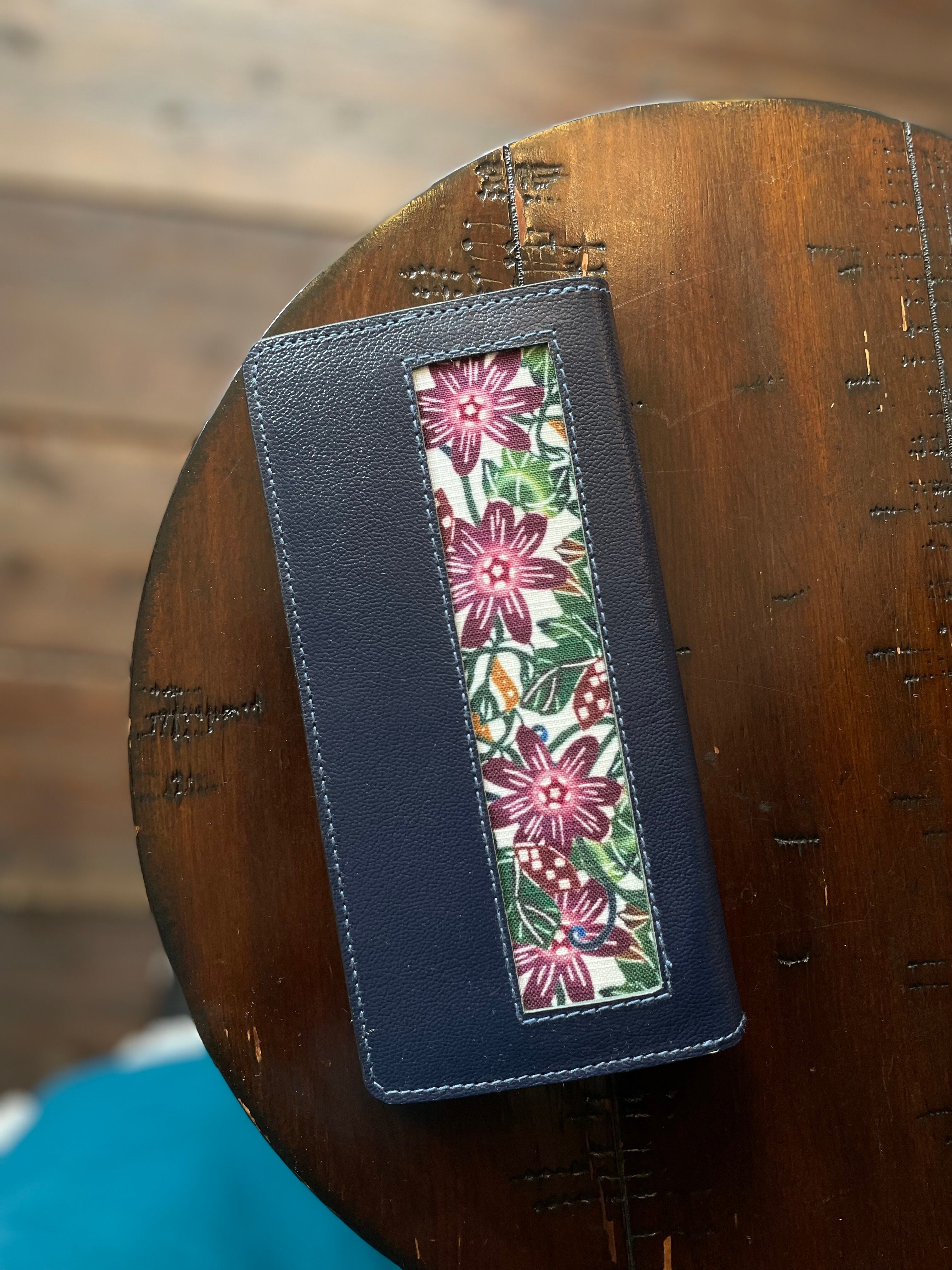 本革花長財布 / フォルザ